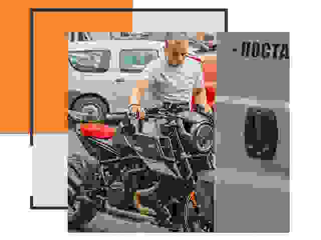 Перевозка мотоцикла по России - Услуги Перевозка-Нбс